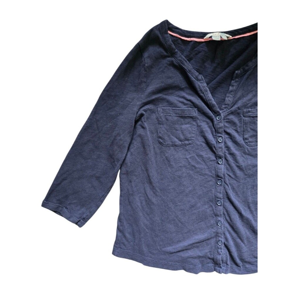 Navy Blue Boden Top 3/4 Sleeve - 6P